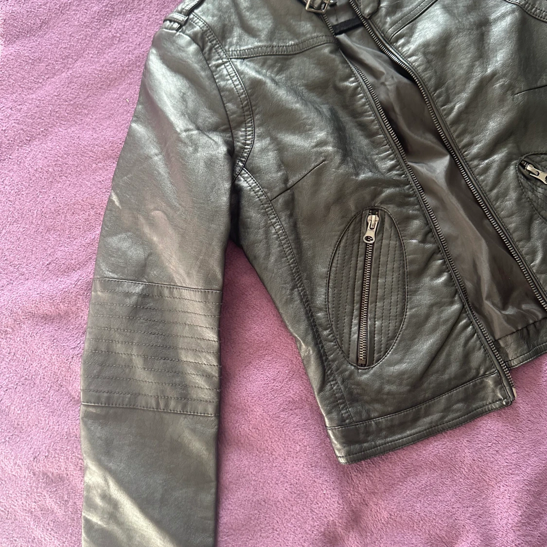 Vintage skinnjacka - 91