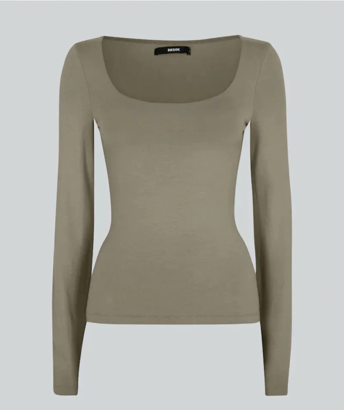Långärmad topp
