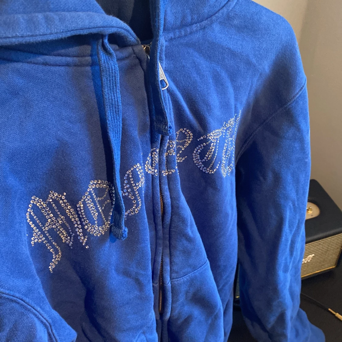 Rhinestone hoodie - 91