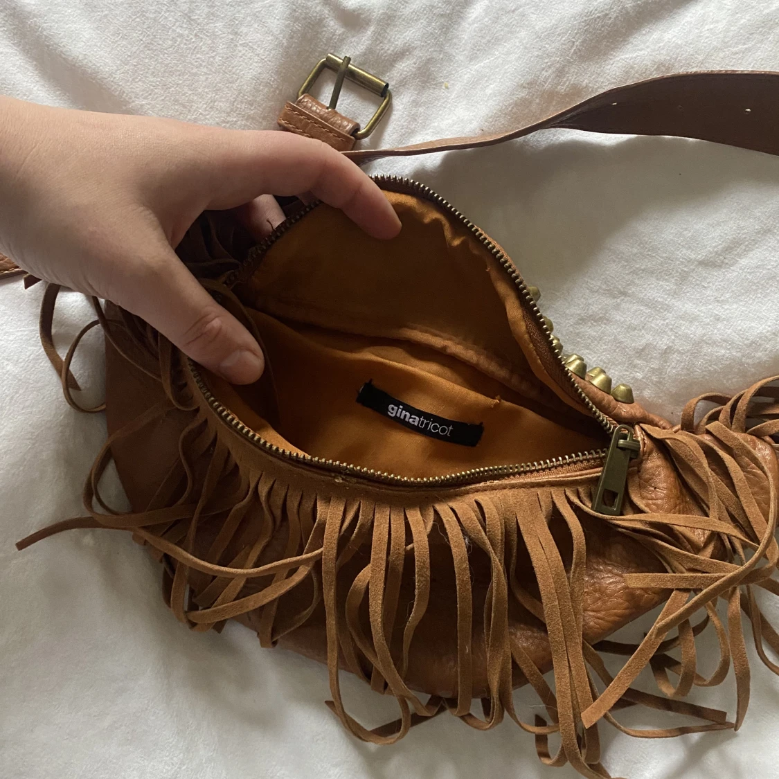 Bohemisk Bumbag med gulddetaljer - 90