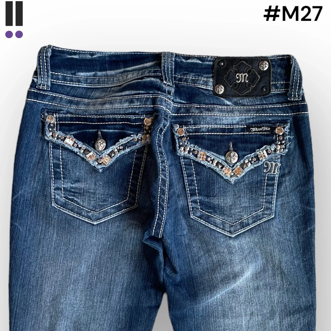 M27 lågmidjade bootcut missme jeans 
