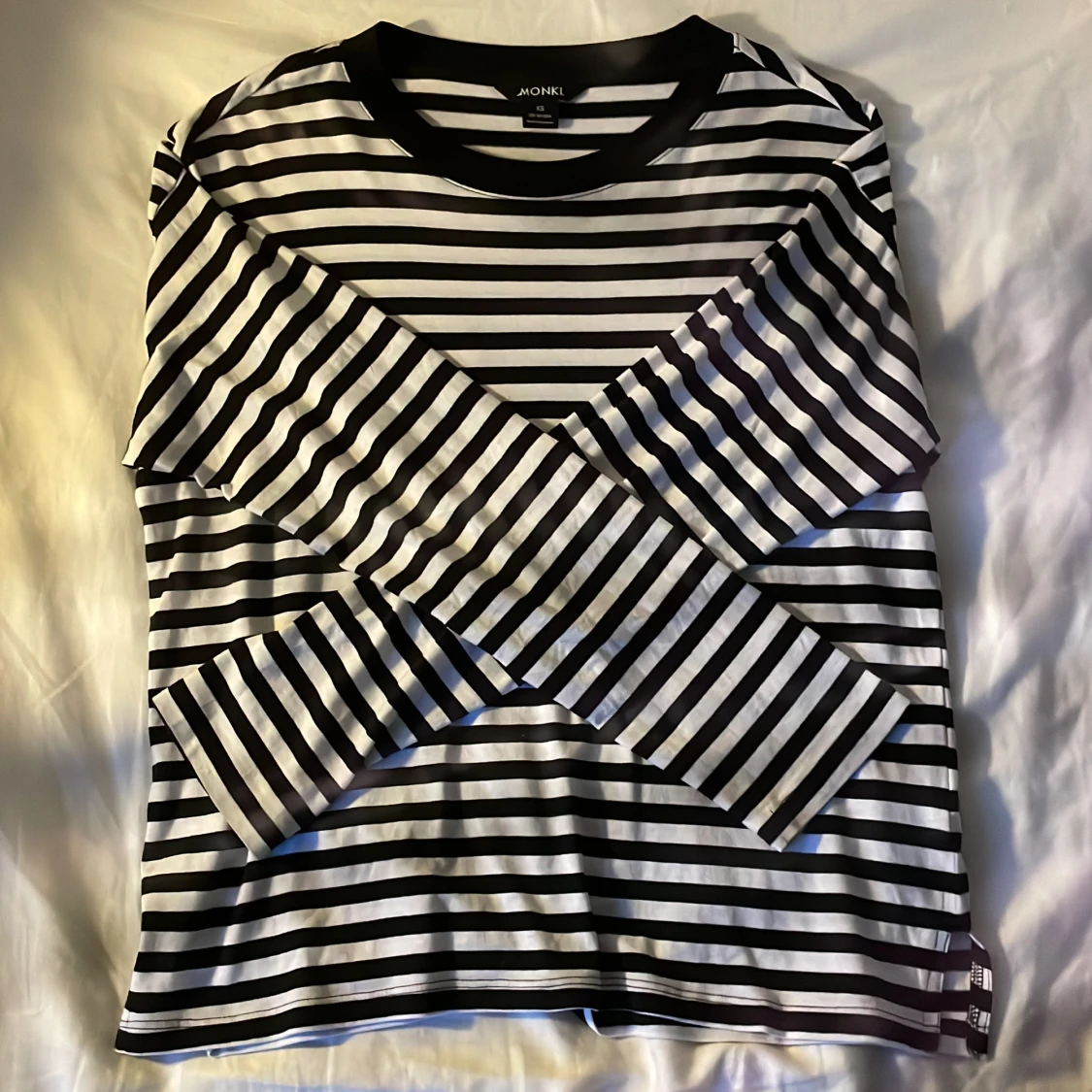 Randig långärmad tröja💘