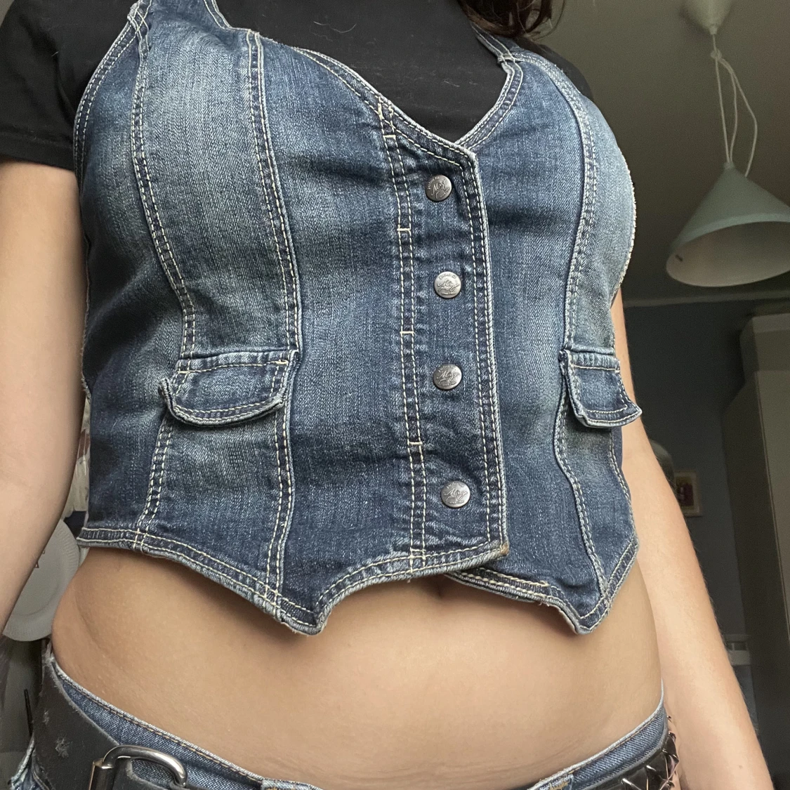 Jeansväst - 90
