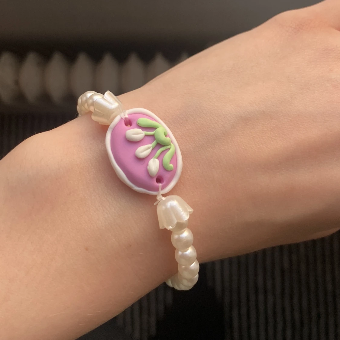 Armband blomma  - 90