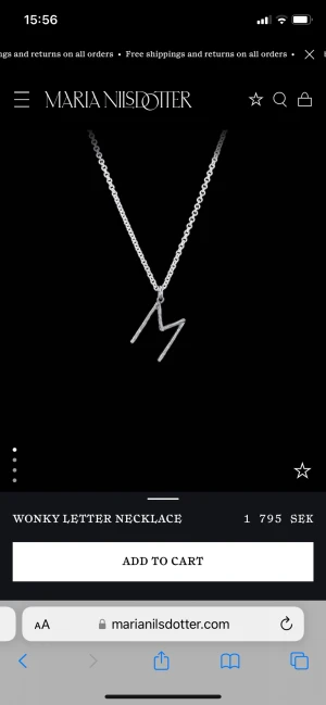 Maria Nilsdotter halsband  - säljer detta fina halsband i från Maria Nilsdotter, köpt här på plick ( fel bokstav). Jätte bra skick i längd 40. Skriv om ni är intresserade 😊