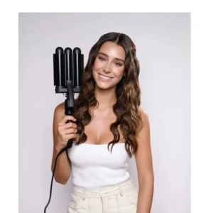 Mermade Hair Pro Waver 32mm Black - Stylingverktyg, gör snyggt vågigt hår! Använd en gång, helt ny. Medföljer värmehandske. Köpt för 655kr, säljer för 300kr
