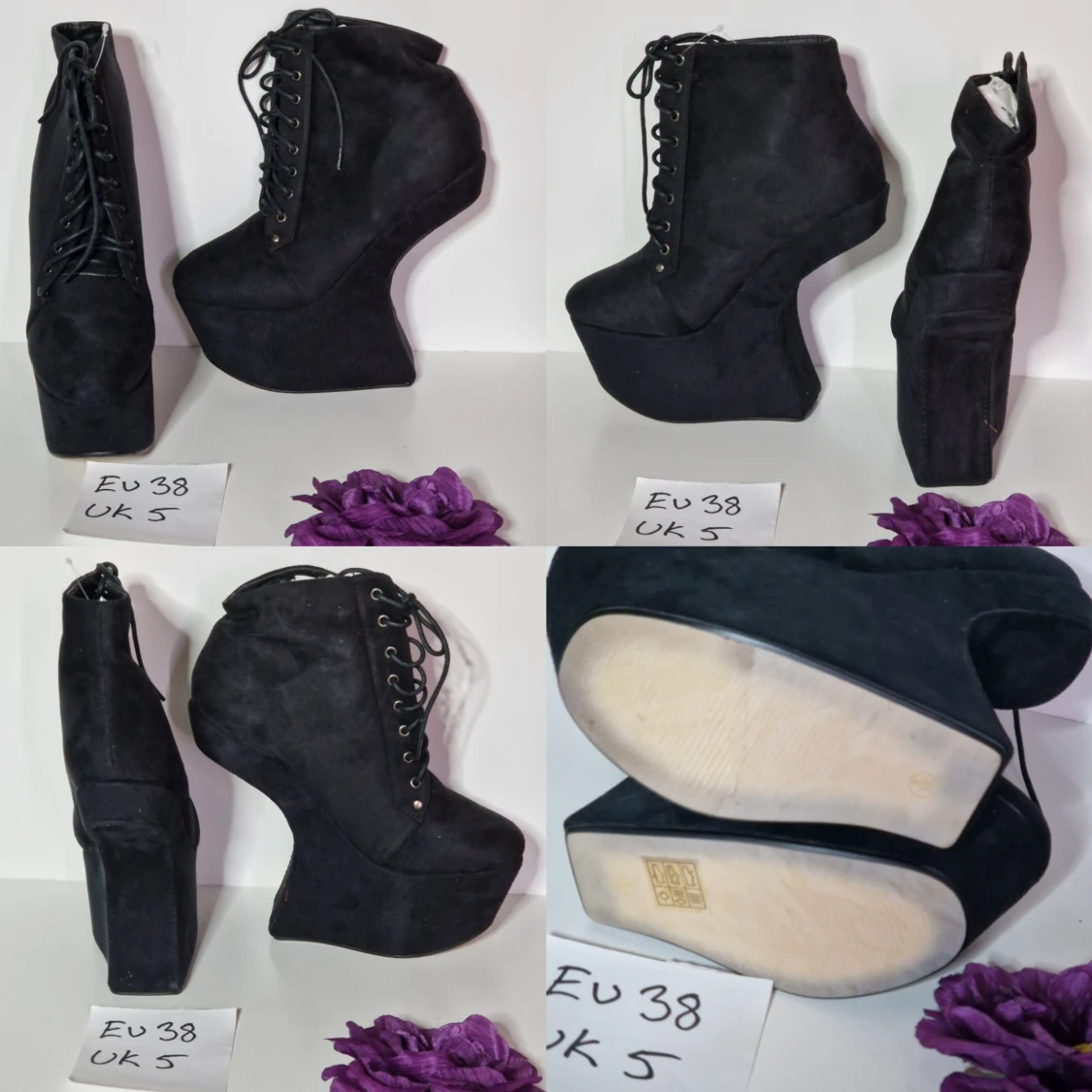 Heel-less boots i mockaimitation strl 38 - 90