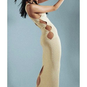 Maxi klänning  - Beige Maxi klänning