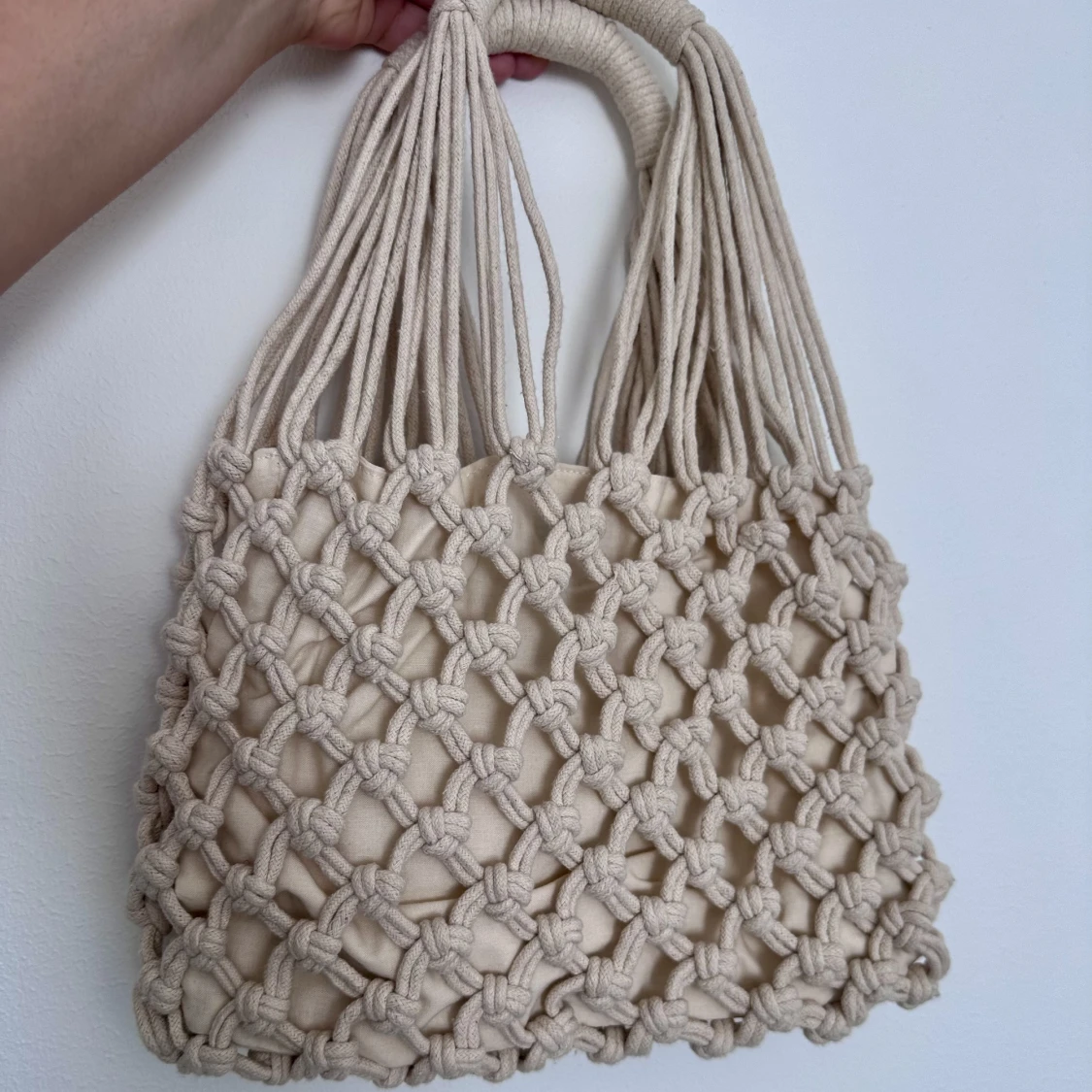 Forever 21 net rope bag