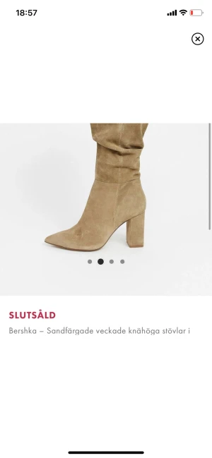 Boots  - Säljer dessa boots från bershka, storlek 36, lånade bilder är från förra säljaren. Betalning sker via swish och köparen står för frakt 