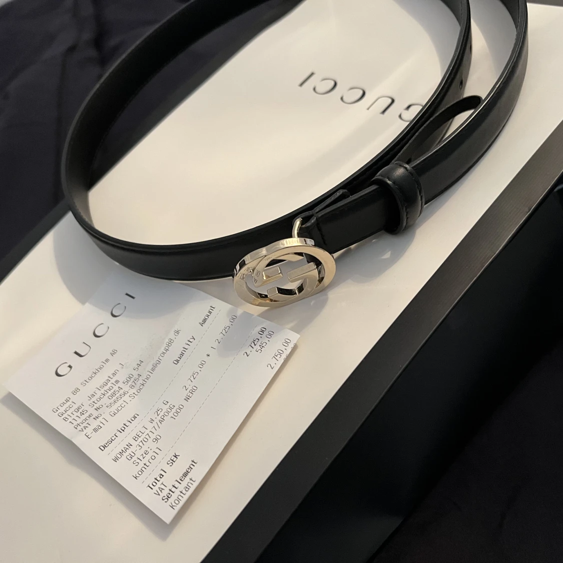 Äkta Gucci bälte - 90