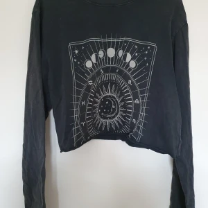 Långärmad tröja  - Avklippt långärmad tröja