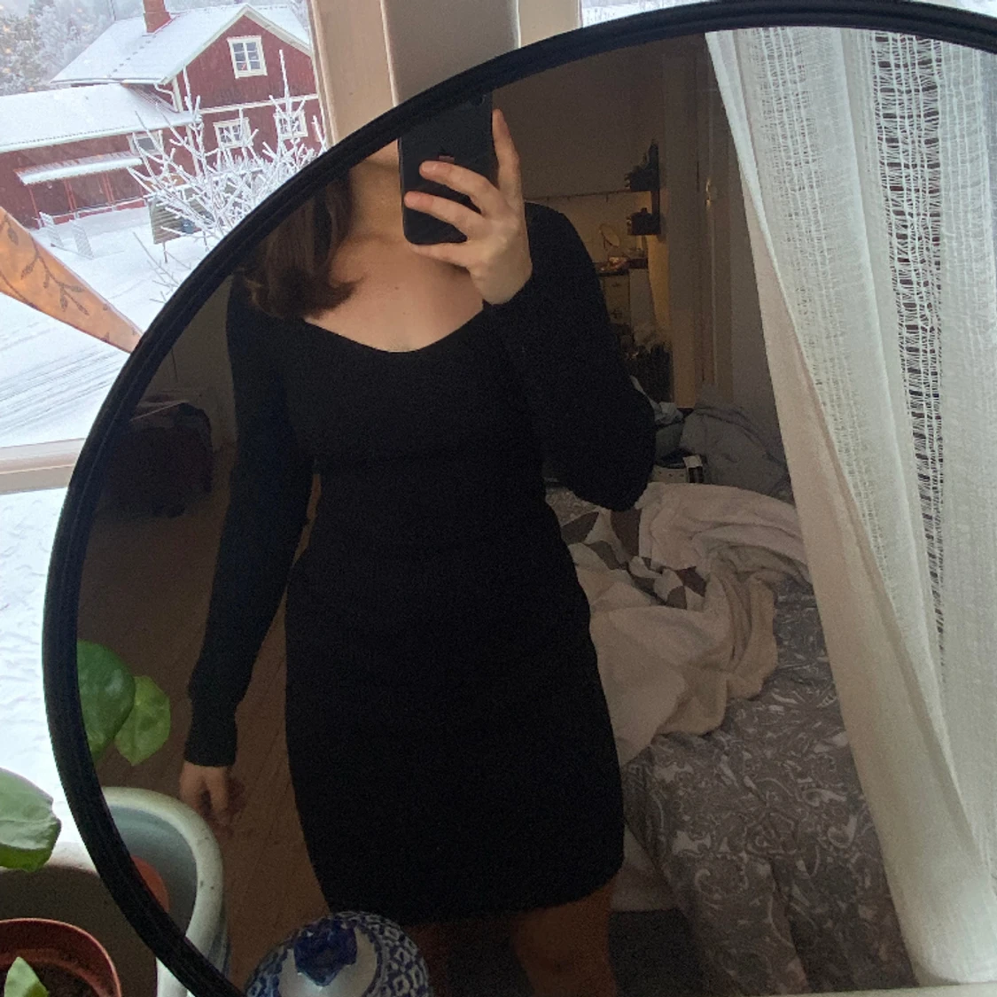 Stickad klänning - 90