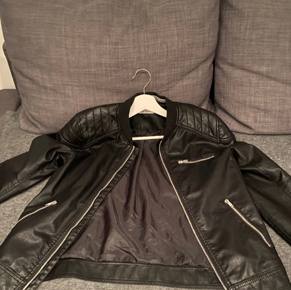 Läder jacka - 91