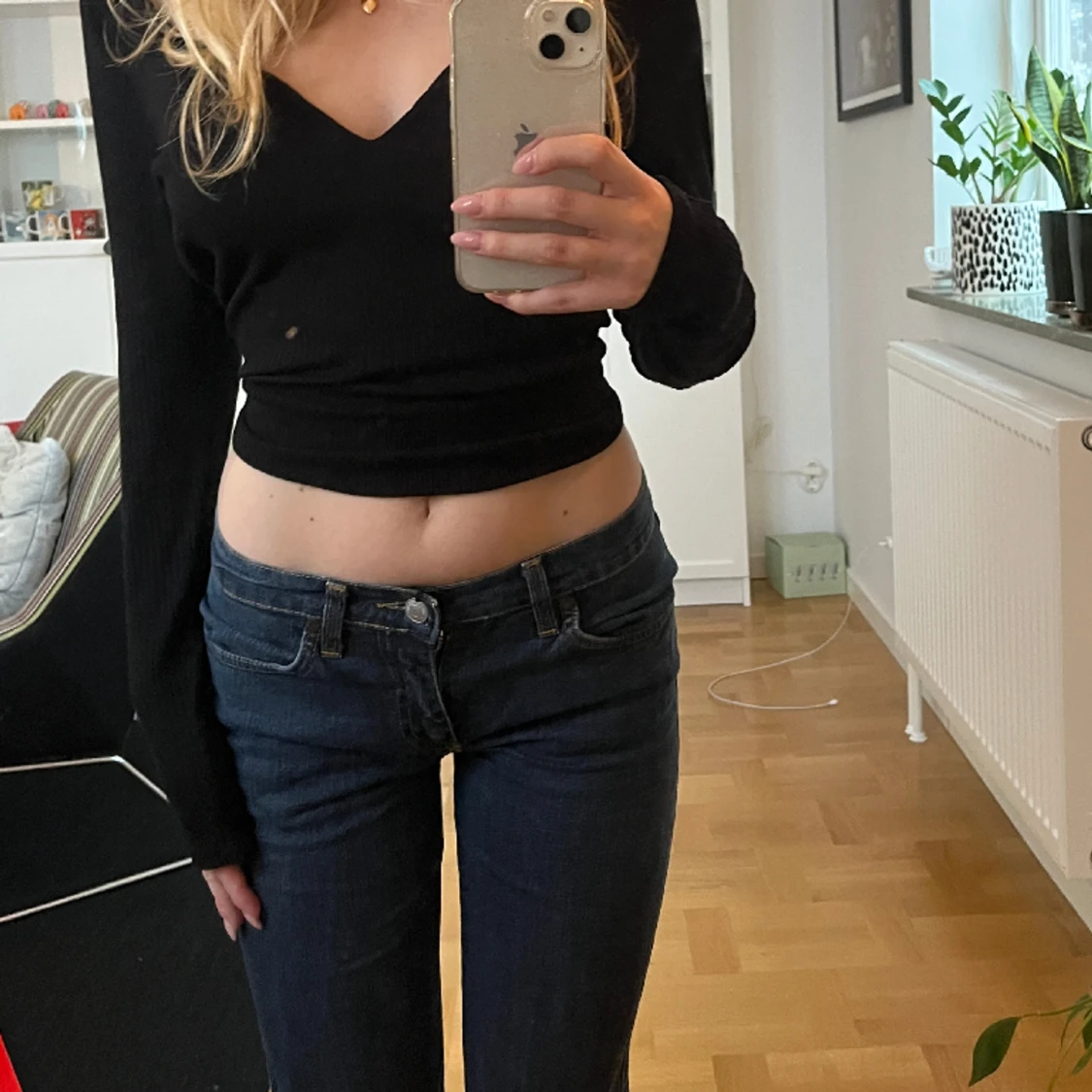 Lågmidjade jeans  - 90