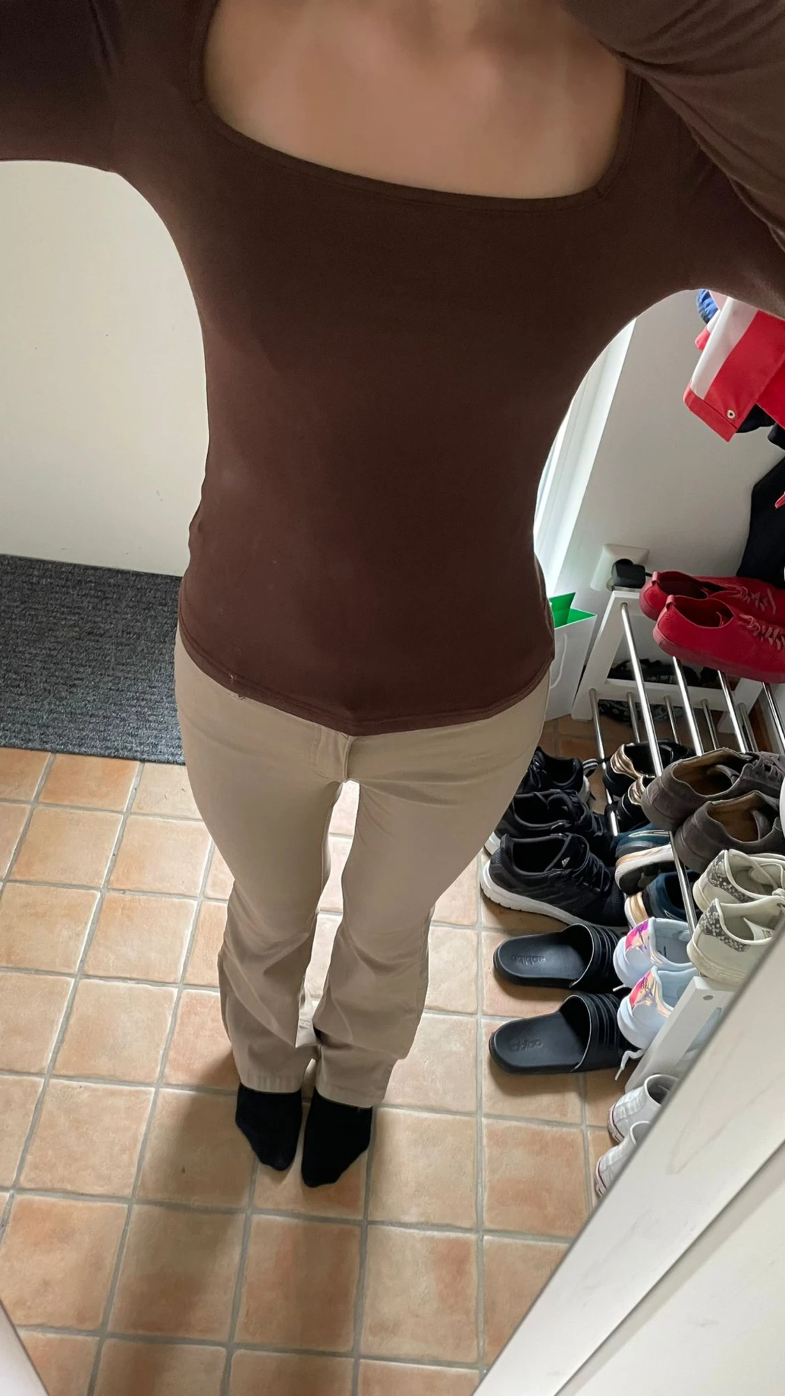 Brun långärmad - 90