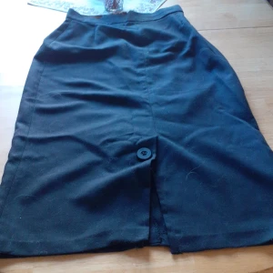 En svart lång skjol - Kanska lång skol 38 från hm har katt