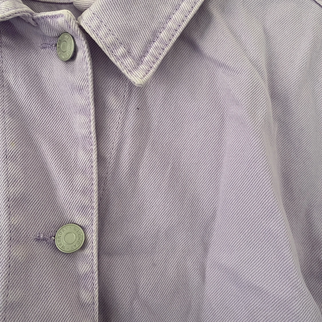 Lila Jeansjacka - 90