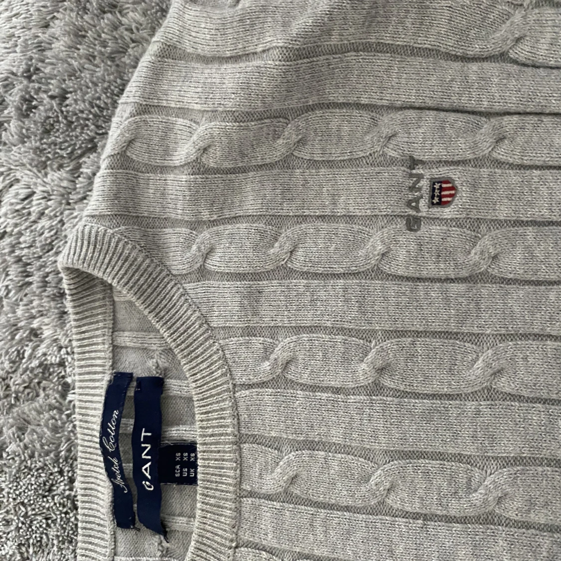 Gant kabelstickad - 90