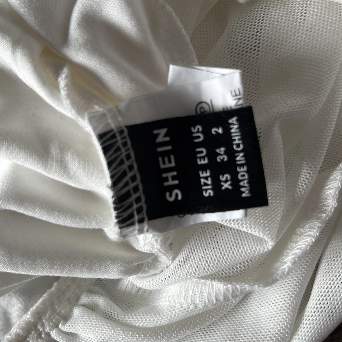 Mesh-topp med korsett design - 90