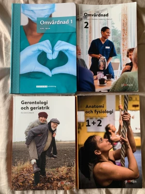 Studielitteratur  - Studielitteratur för Undersköterska utbildning i absolut nyskick. Har kostat 500-570 kr/st säljer för 300/st