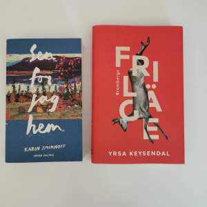 Två böcker skrivna av svenska författare (Karin Smirnoff och Yrsa Keysendal) Pris kan diskuteras! ✨
