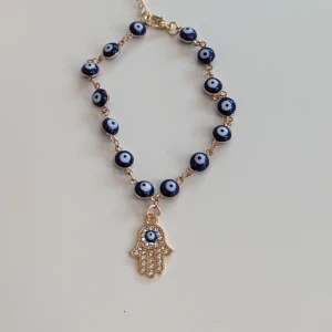 Fotlänk  - 💙 Evil eye fotlänk 💙 Mycket bra skick 💙 Använt endast en gång 