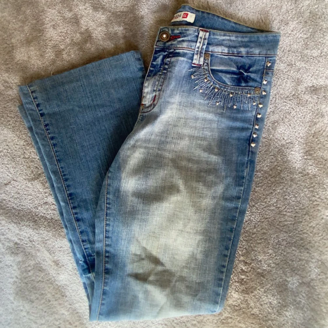 Lågmidjade jeans