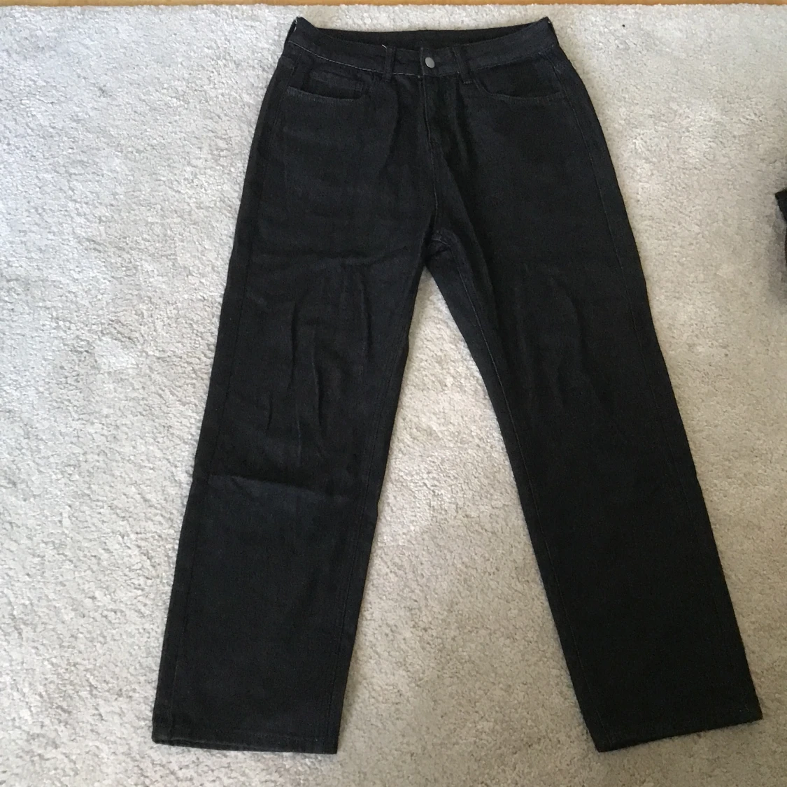 Jeans svarta XS loose fit