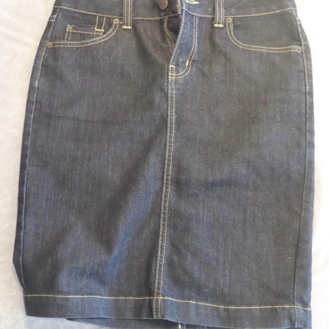 Svart jeans kjol 