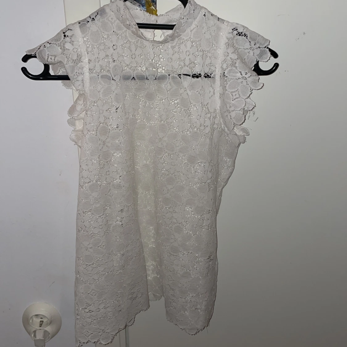 Öppen blommönstrig tröja