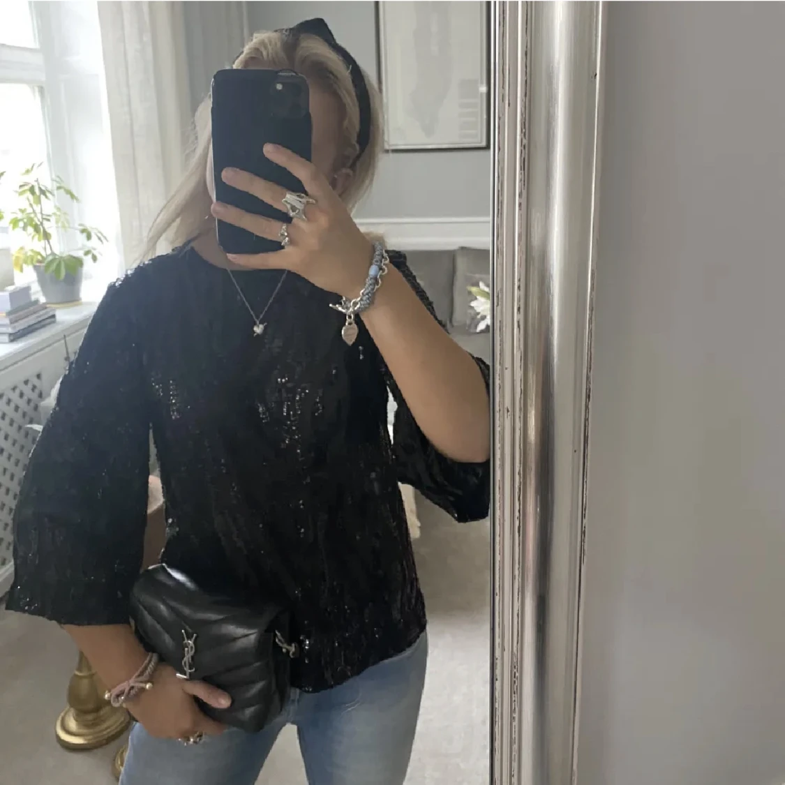 glittrig 3 kvarts tröja