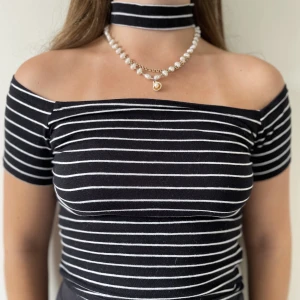 T-shirt  - Randig T-shirt med shoker