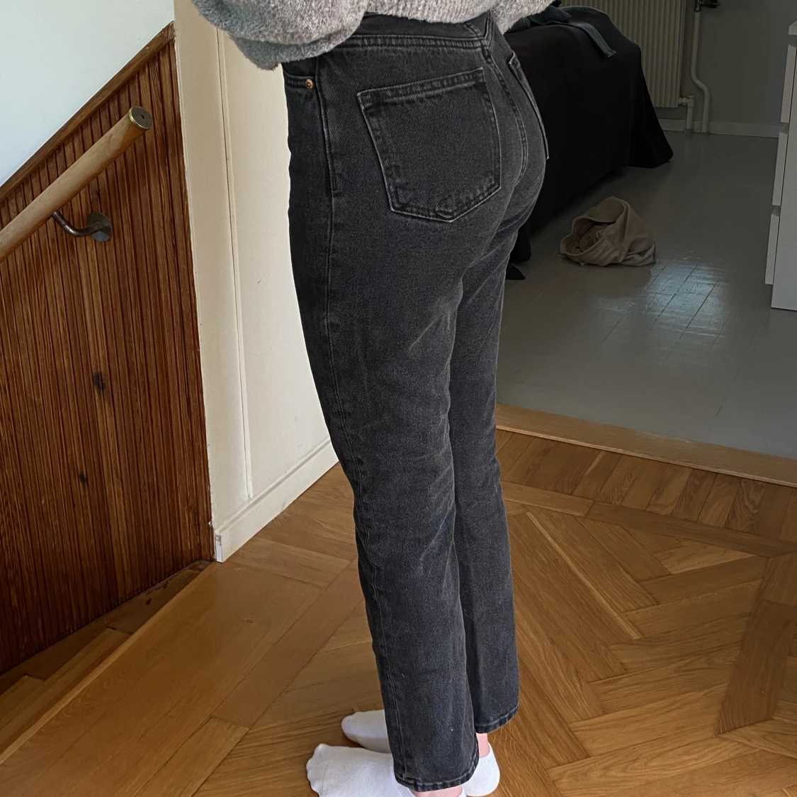 Gråsvarta jeans - Monki  - 91