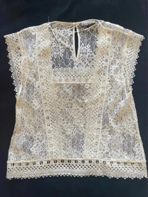 Zara spets topp - så snygg zara spets topp!! Säljer då den var fel storlek💞 