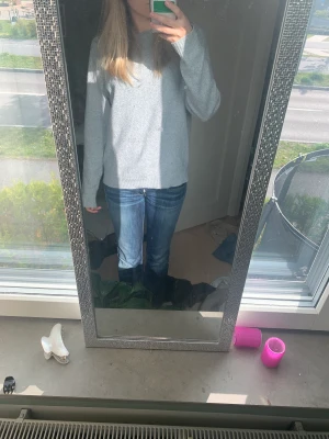 Stickad tröja  - Grå stickad tröja från vero Moda 💗