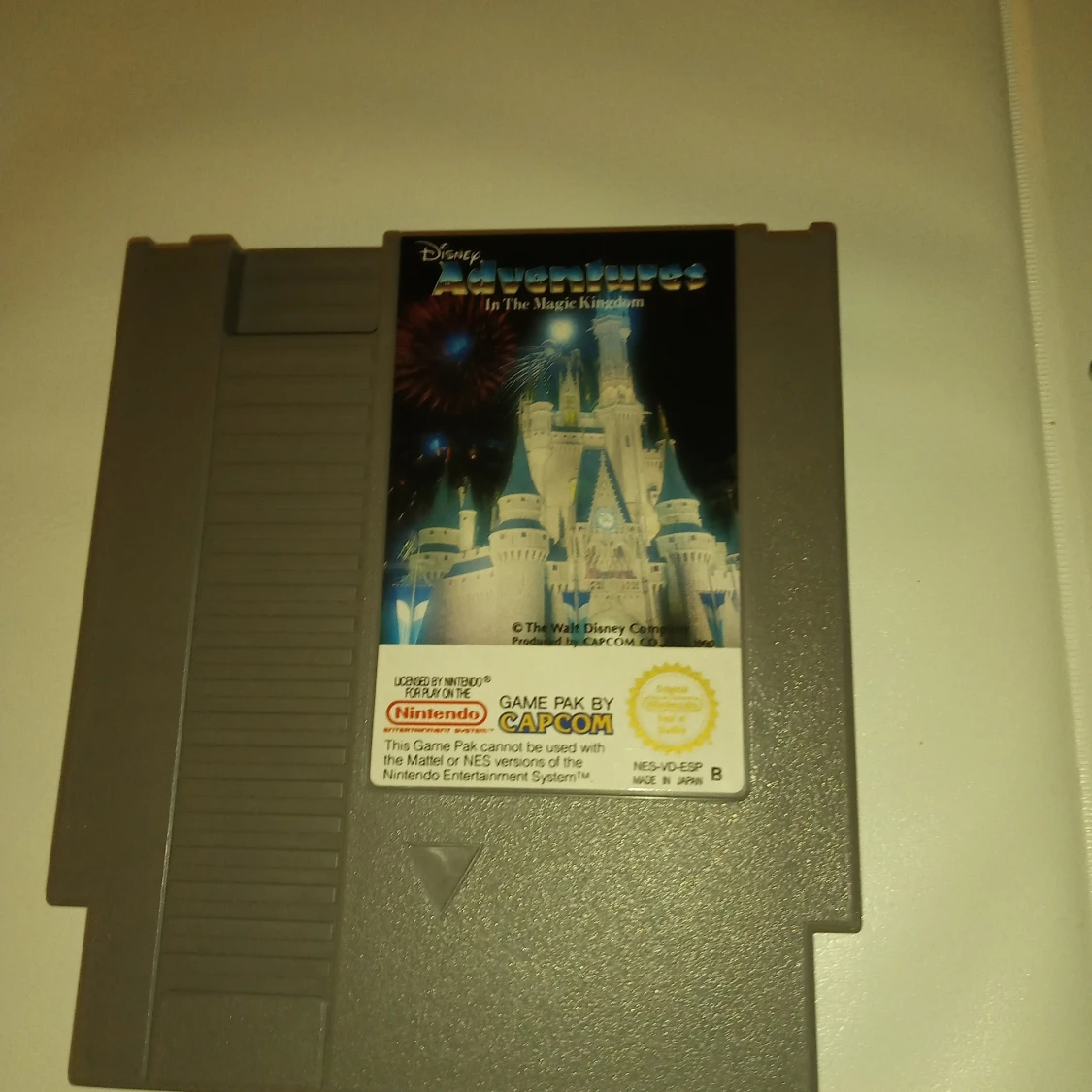 Disney adventures inthe Magie Kingdom Nes spel begagnad . - 90