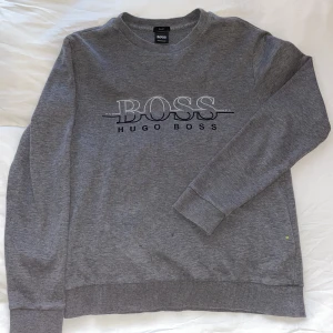 Hugo boss tröja  - Hugo boss tröja. Skick 6/10 liten fläck vid magen annars jätte fin. Storlek S/M. Nypris 900. Skriv vid funderingar!! 