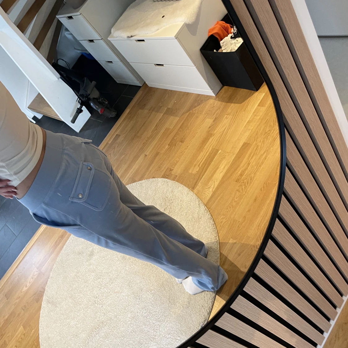 Blåa juciy byxor från Raglady  - 90