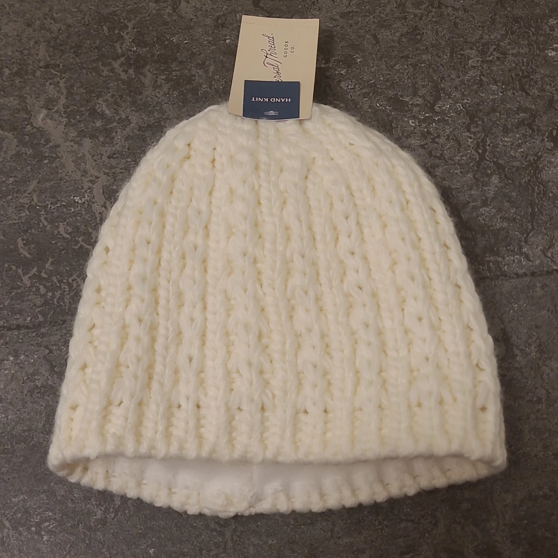 varm vintermössa Hand knit