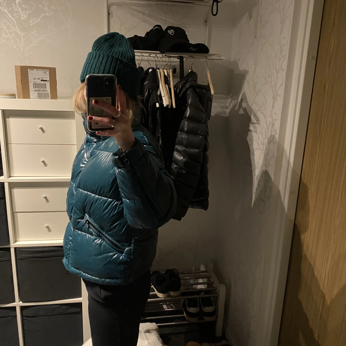 Glansig pufferjacka Mango - 90