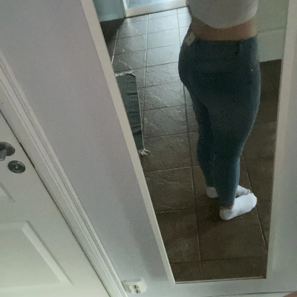 Lågmidjade stretchiga jeans - 91