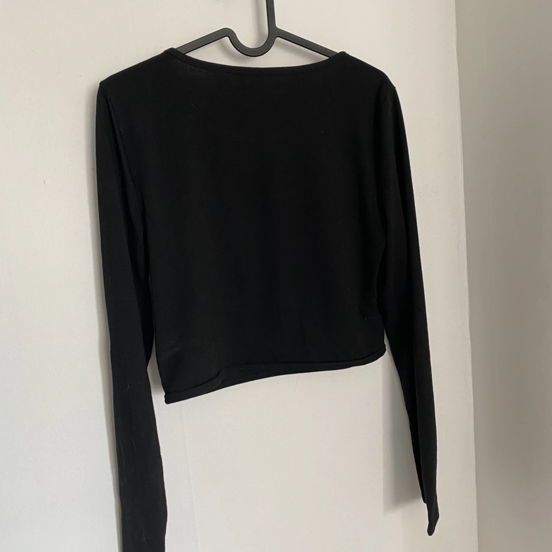 svart tröja med coolt tryck  - 91