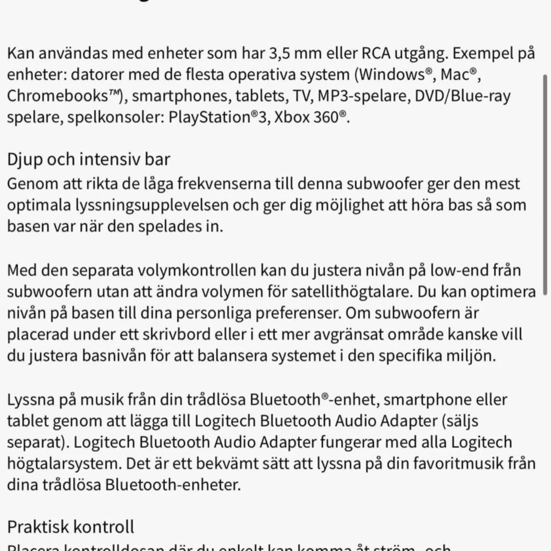  högtalare logitech  - 91