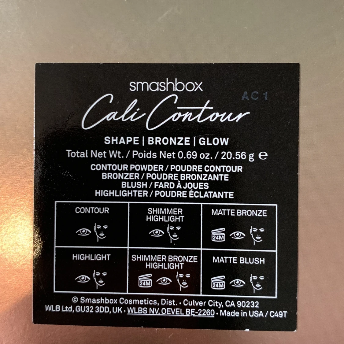 Cali countour Smashbox  - 91