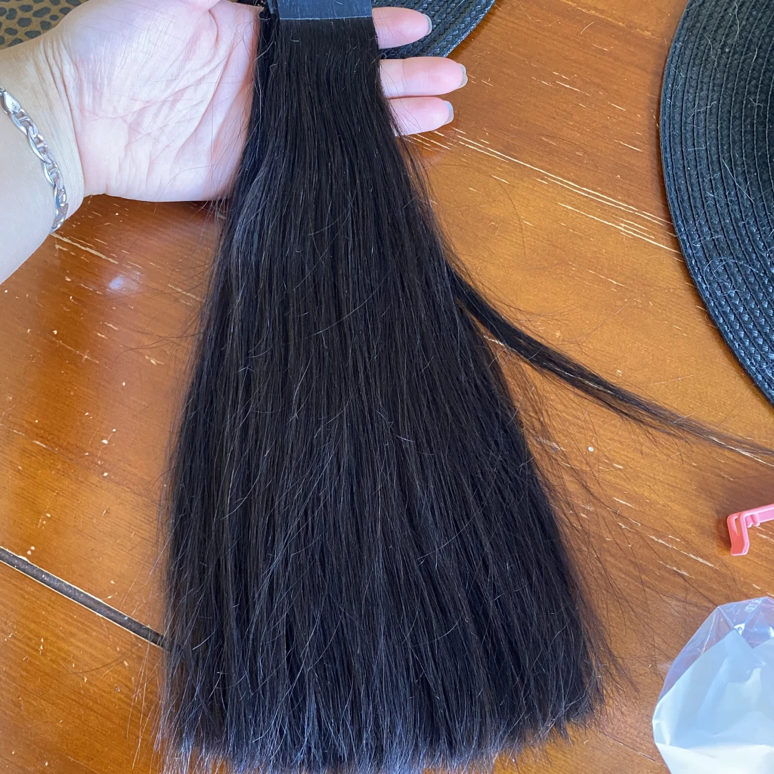 Hårförlängning äkta hår ( Remy hår) 30cm - 90