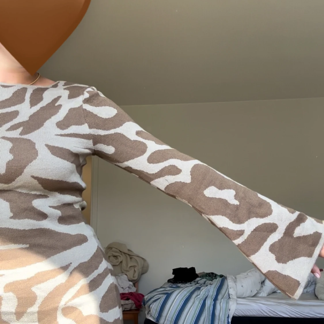 Mönstrad klänning - 91