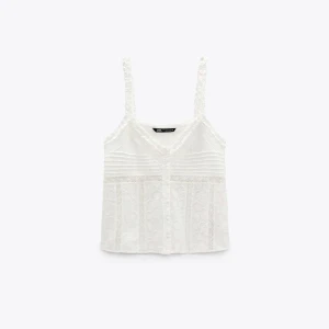 Zara topp med kantbrodyr - Så söt topp, använd fåtal gånger