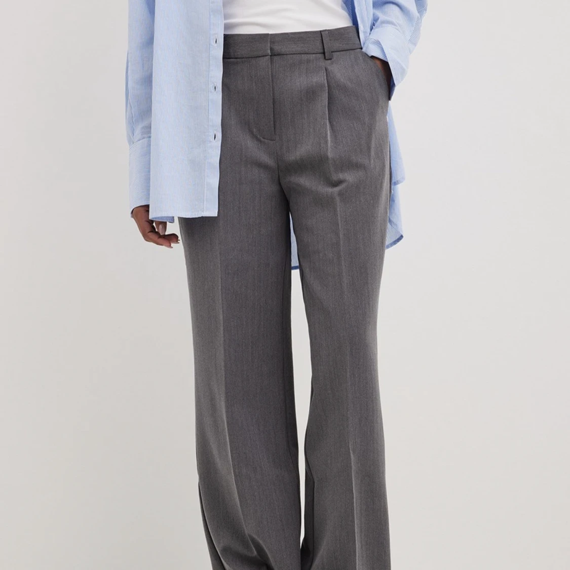 NA-KD Populära Grå Kostymbyxor  - 90