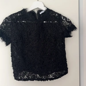 Zara topp - Säljer min populära spets topp/tshirt från zara som är aningen genomskinlig vilket jag tycker är assnyggt